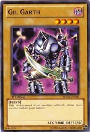 Gil Garth (SDMA-EN001) - Structure Deck: Marik 1st Edition