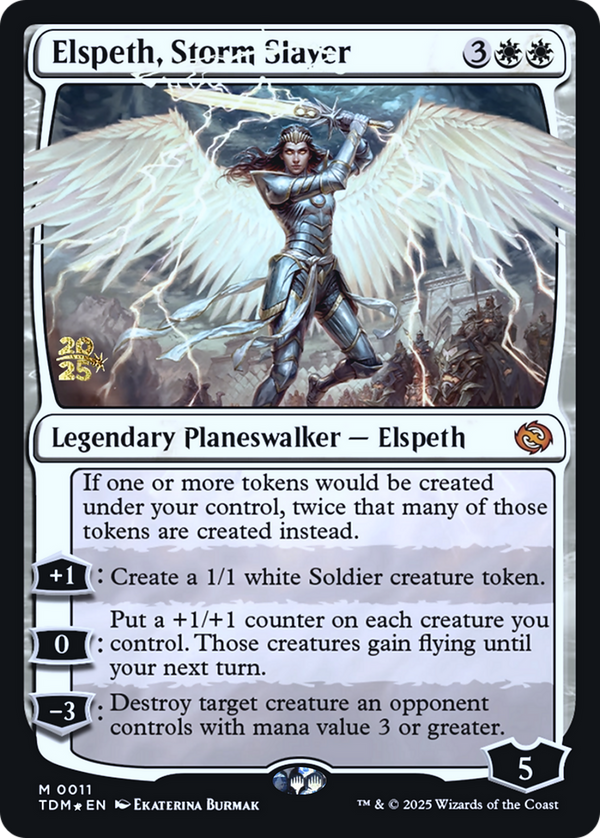 Elspeth, Storm Slayer (PRE-011) - Prerelease Cards Foil