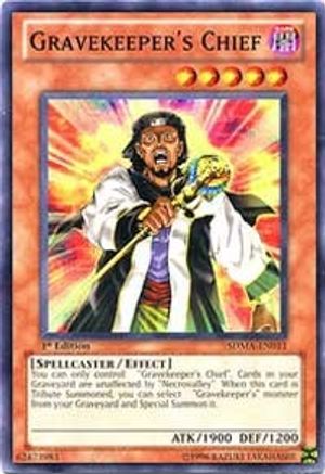 Gravekeeper's Chief (SDMA-EN011) - Structure Deck: Marik 1st Edition