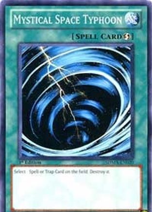 Mystical Space Typhoon (SDMA-EN020) - Structure Deck: Marik 1st Edition