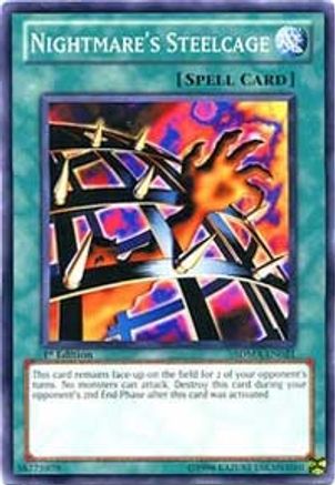 Nightmare's Steelcage (SDMA-EN021) - Structure Deck: Marik 1st Edition