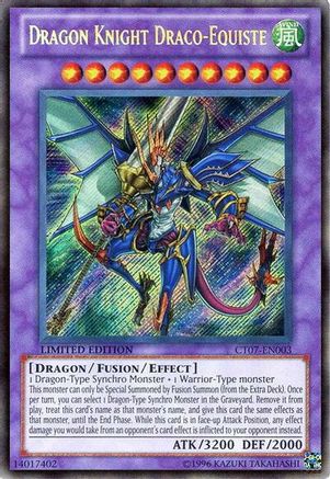 Dragon Knight Draco-Equiste (CT07-EN003) - 2010 Collectors Tins Limited