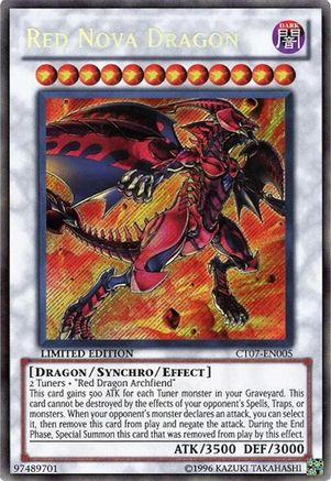 Red Nova Dragon (CT07-EN005) - 2010 Collectors Tins Limited