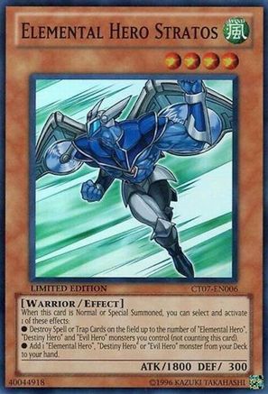 Elemental HERO Stratos (CT07-EN006) - 2010 Collectors Tins Limited