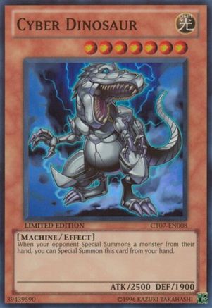 Cyber Dinosaur (CT07-EN008) - 2010 Collectors Tins Limited