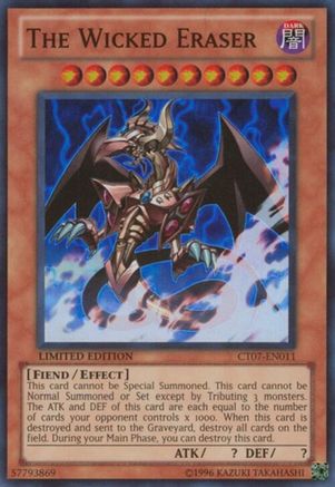 The Wicked Eraser (CT07-EN011) - 2010 Collectors Tins Limited