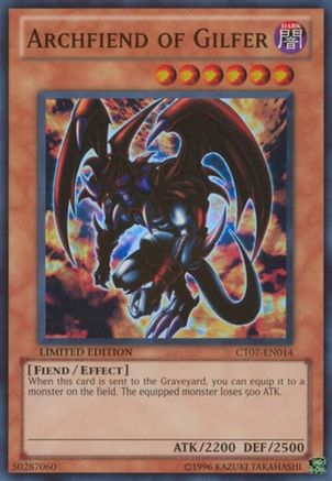 Archfiend of Gilfer (CT07-EN014) - 2010 Collectors Tins Limited