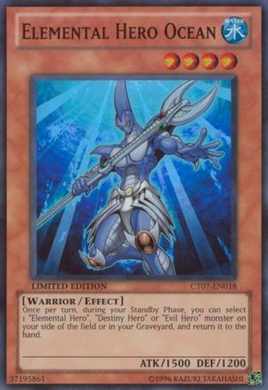 Elemental HERO Ocean (CT07-EN018) - 2010 Collectors Tins Limited