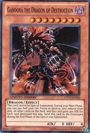 Gandora the Dragon of Destruction (CT07-EN020) - 2010 Collectors Tins Limited