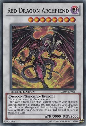 Red Dragon Archfiend (CT07-EN025) - 2010 Collectors Tins Limited