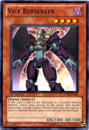 Vice Berserker (STBL-EN008) - Starstrike Blast Unlimited