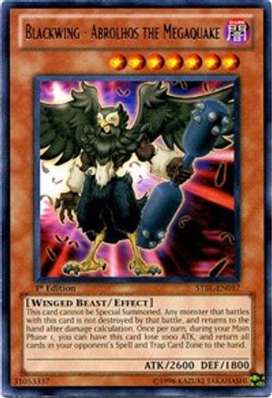 Blackwing - Abrolhos the Megaquake (STBL-EN017) - Starstrike Blast 1st Edition
