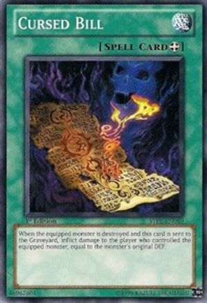 Cursed Bill (STBL-EN059) - Starstrike Blast 1st Edition