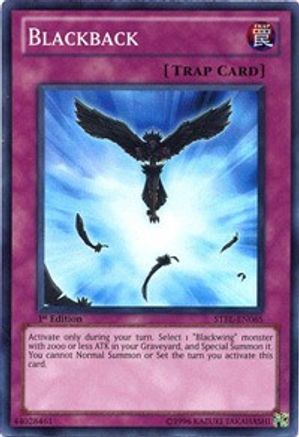 Blackback (STBL-EN065) - Starstrike Blast 1st Edition