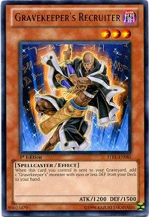 Gravekeeper's Recruiter (STBL-EN085) - Starstrike Blast 1st Edition