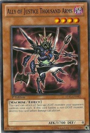 Ally of Justice Thousand Arms (STBL-EN093) - Starstrike Blast 1st Edition