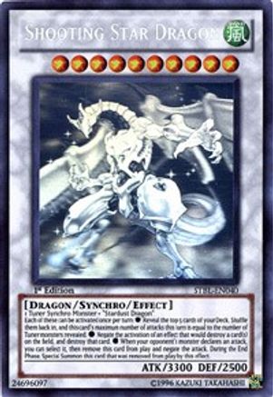 Shooting Star Dragon (Ghost Rare) (STBL-EN040) - Starstrike Blast 1st Edition