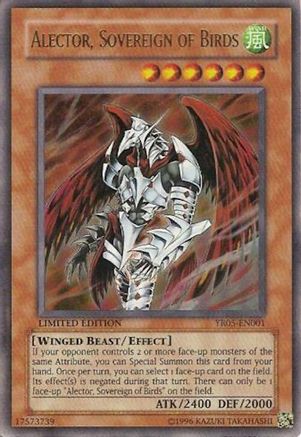 Alector, Sovereign of Birds (YR05-EN001) - Yu-Gi-Oh! R Manga Promo Limited