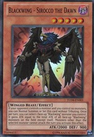 Blackwing - Sirocco the Dawn (TU04-EN003) - Turbo Pack: Booster Four Unlimited