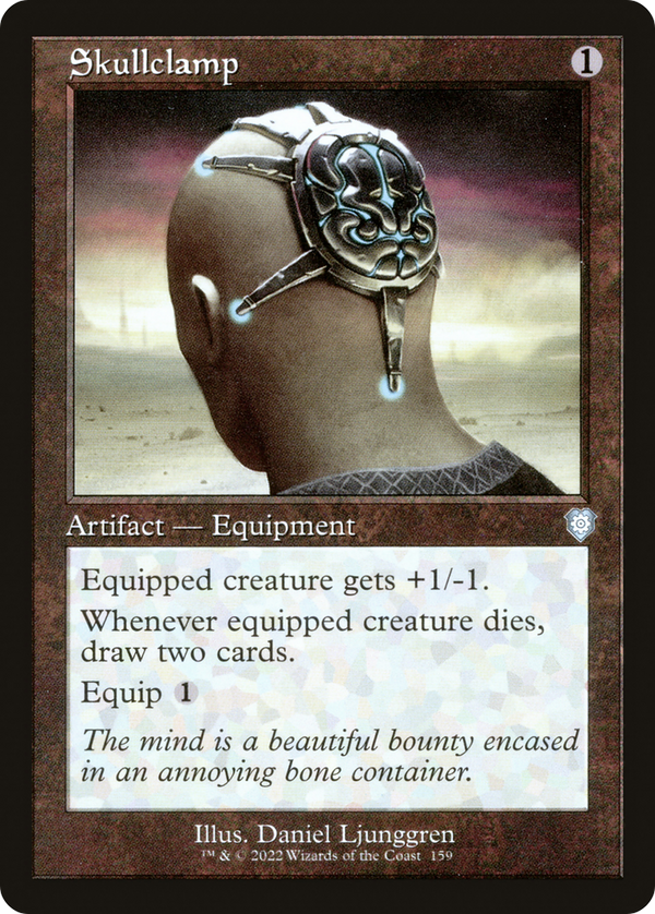 Skullclamp (Retro Frame) (BRC-159) - The Brothers' War Commander
