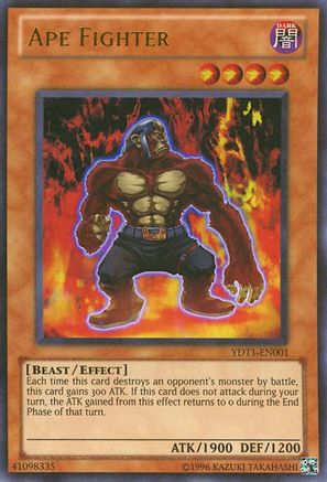 Ape Fighter (5D's Duel Transer) (YDT1-EN001) - Yu-Gi-Oh! Video Game Promotional Cards Unlimited
