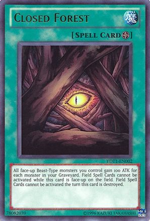 Closed Forest (5D's Duel Transer) (YDT1-EN002) - Yu-Gi-Oh! Video Game Promotional Cards Limited