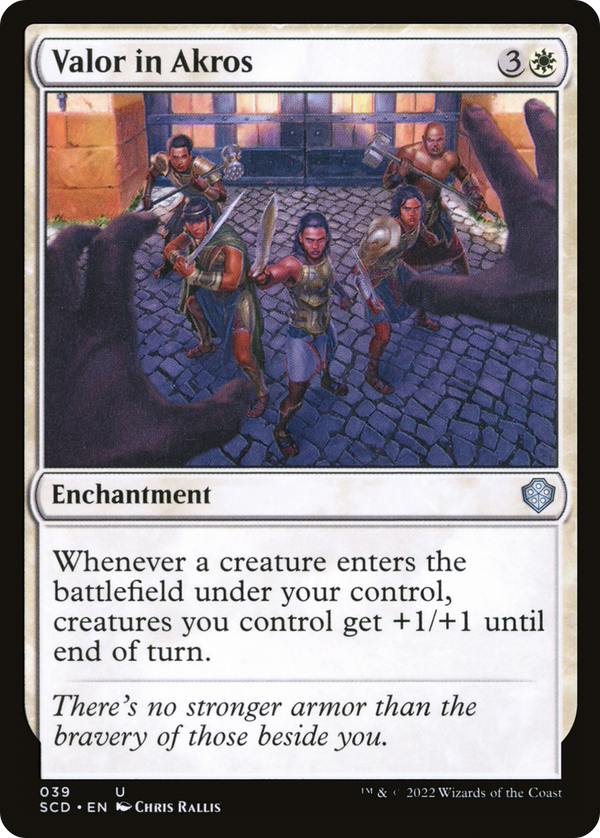 Valor in Akros (SCD-039) - Starter Commander Decks