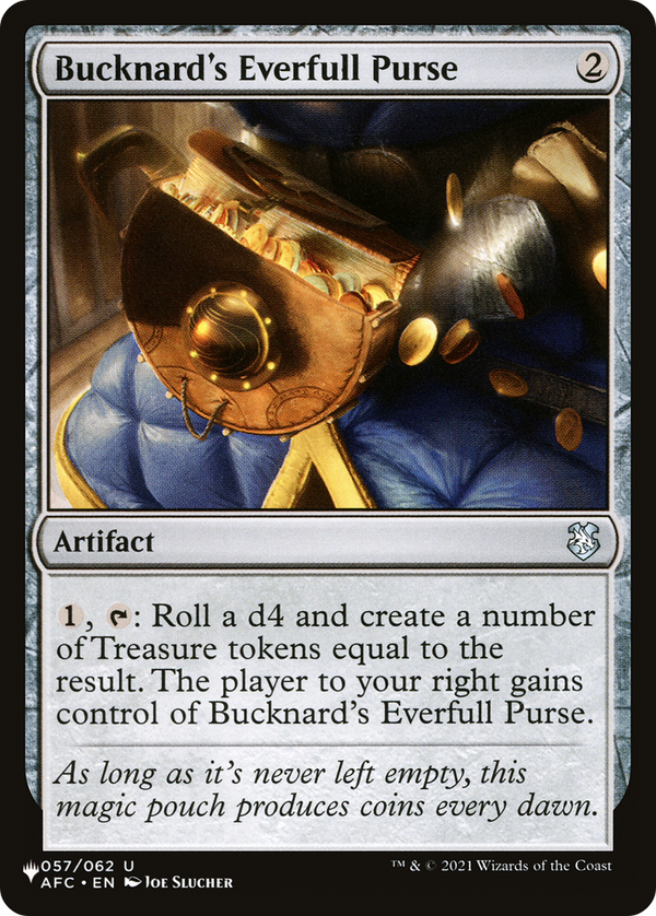 Bucknard's Everfull Purse (LIST-AFC-57) - The List