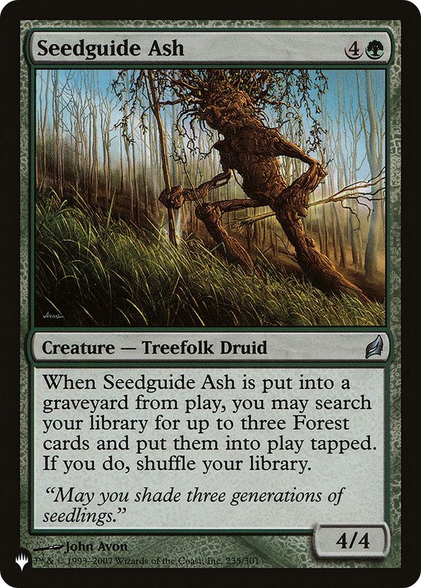 Seedguide Ash (LIST-LRW-235) - The List