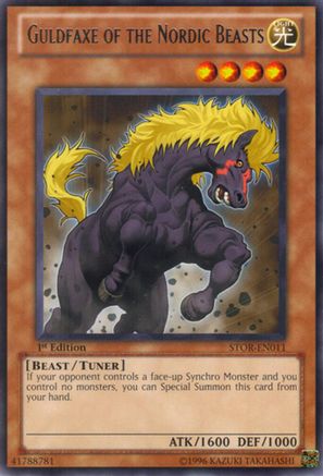 Guldfaxe of the Nordic Beasts (STOR-EN011) - Storm of Ragnarok 1st Edition