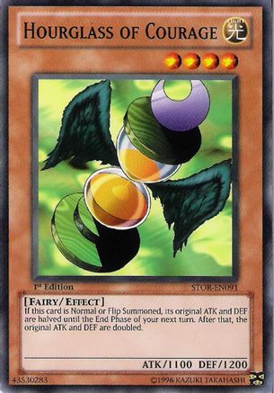 Hourglass of Courage (STOR-EN091) - Storm of Ragnarok 1st Edition