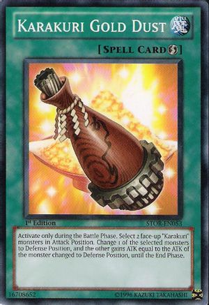 Karakuri Gold Dust (STOR-EN053) - Storm of Ragnarok Unlimited