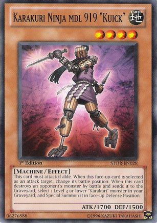 Karakuri Ninja mdl 919 "Kuick" (STOR-EN028) - Storm of Ragnarok Unlimited