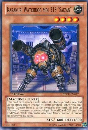 Karakuri Watchdog mdl 313 "Saizan" (STOR-EN027) - Storm of Ragnarok 1st Edition