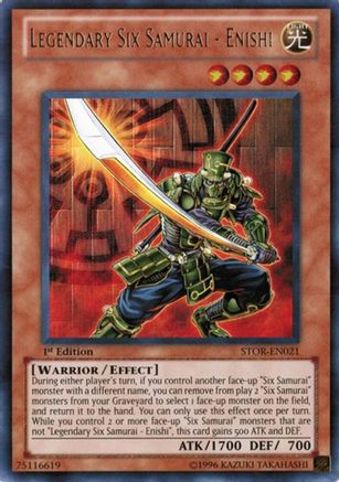 Legendary Six Samurai - Enishi (STOR-EN021) - Storm of Ragnarok 1st Edition