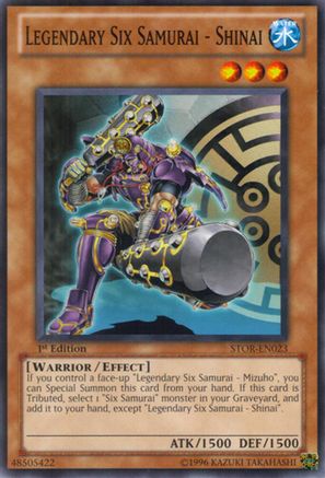 Legendary Six Samurai - Shinai (STOR-EN023) - Storm of Ragnarok 1st Edition