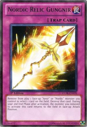 Nordic Relic Gungnir (STOR-EN070) - Storm of Ragnarok 1st Edition