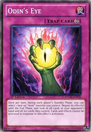 Odin's Eye (STOR-EN072) - Storm of Ragnarok 1st Edition