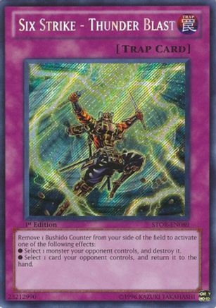 Six Strike - Thunder Blast (STOR-EN089) - Storm of Ragnarok Unlimited