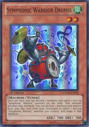 Symphonic Warrior Drumss (STOR-EN034) - Storm of Ragnarok 1st Edition