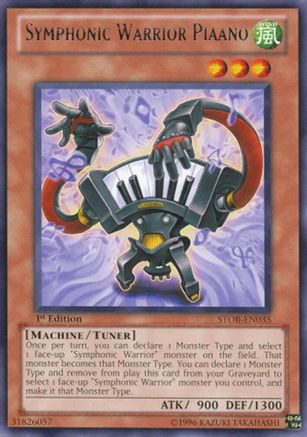 Symphonic Warrior Piaano (STOR-EN035) - Storm of Ragnarok 1st Edition