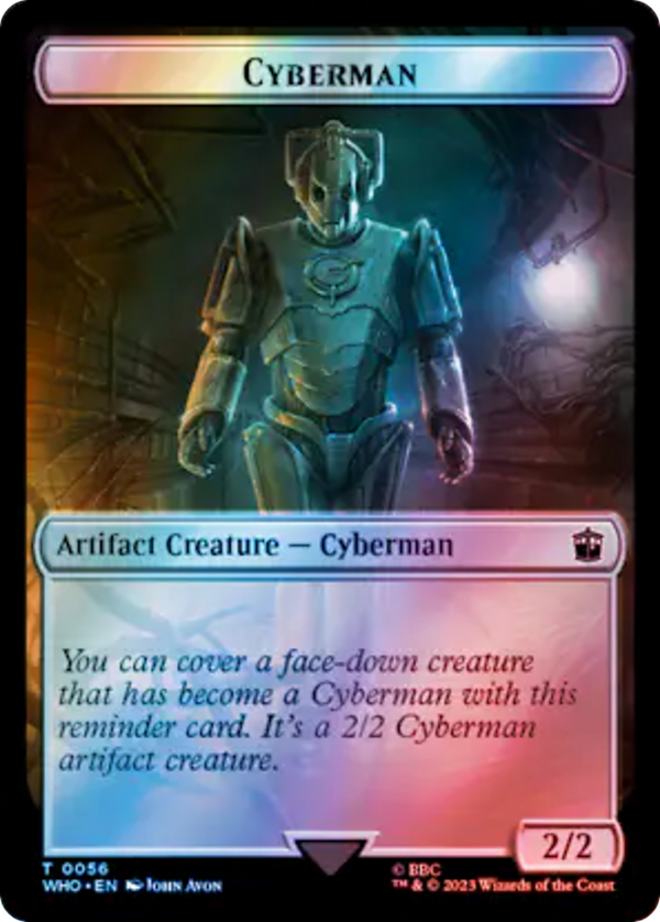 Cyberman (TWHO-056) - Doctor Who Tokens Foil