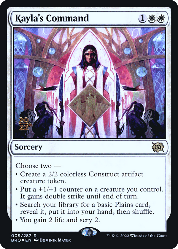 Kayla's Command (PRE-009) - The Brothers' War Promos Foil