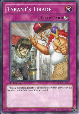 Tyrant's Tirade (STOR-EN078) - Storm of Ragnarok 1st Edition
