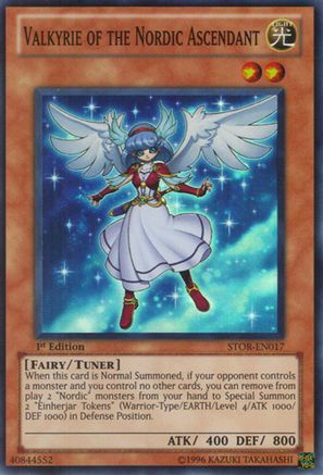 Valkyrie of the Nordic Ascendant (STOR-EN017) - Storm of Ragnarok 1st Edition