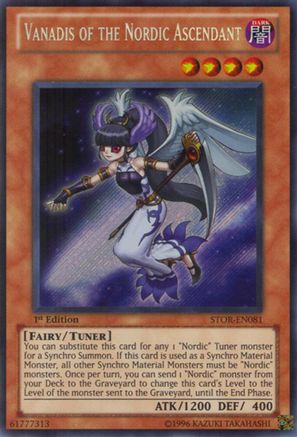Vanadis of the Nordic Ascendant (STOR-EN081) - Storm of Ragnarok 1st Edition