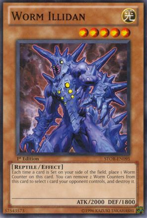 Worm Illidan (STOR-EN095) - Storm of Ragnarok 1st Edition