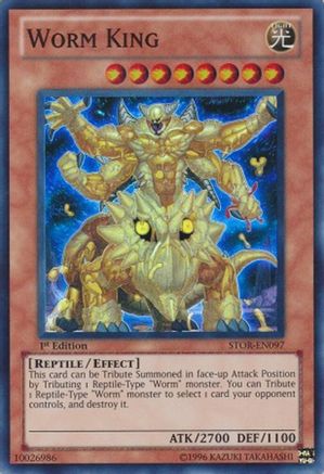 Worm King (STOR-EN097) - Storm of Ragnarok 1st Edition