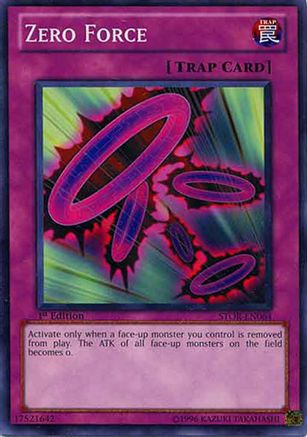 Zero Force (STOR-EN064) - Storm of Ragnarok 1st Edition
