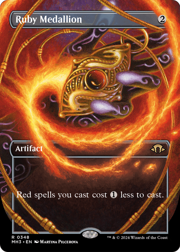 Ruby Medallion (Borderless) (MH3-348) - Modern Horizons 3
